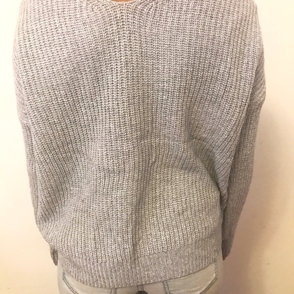 NWOT Double-sided Grey Sweater - Picture 2 of 2